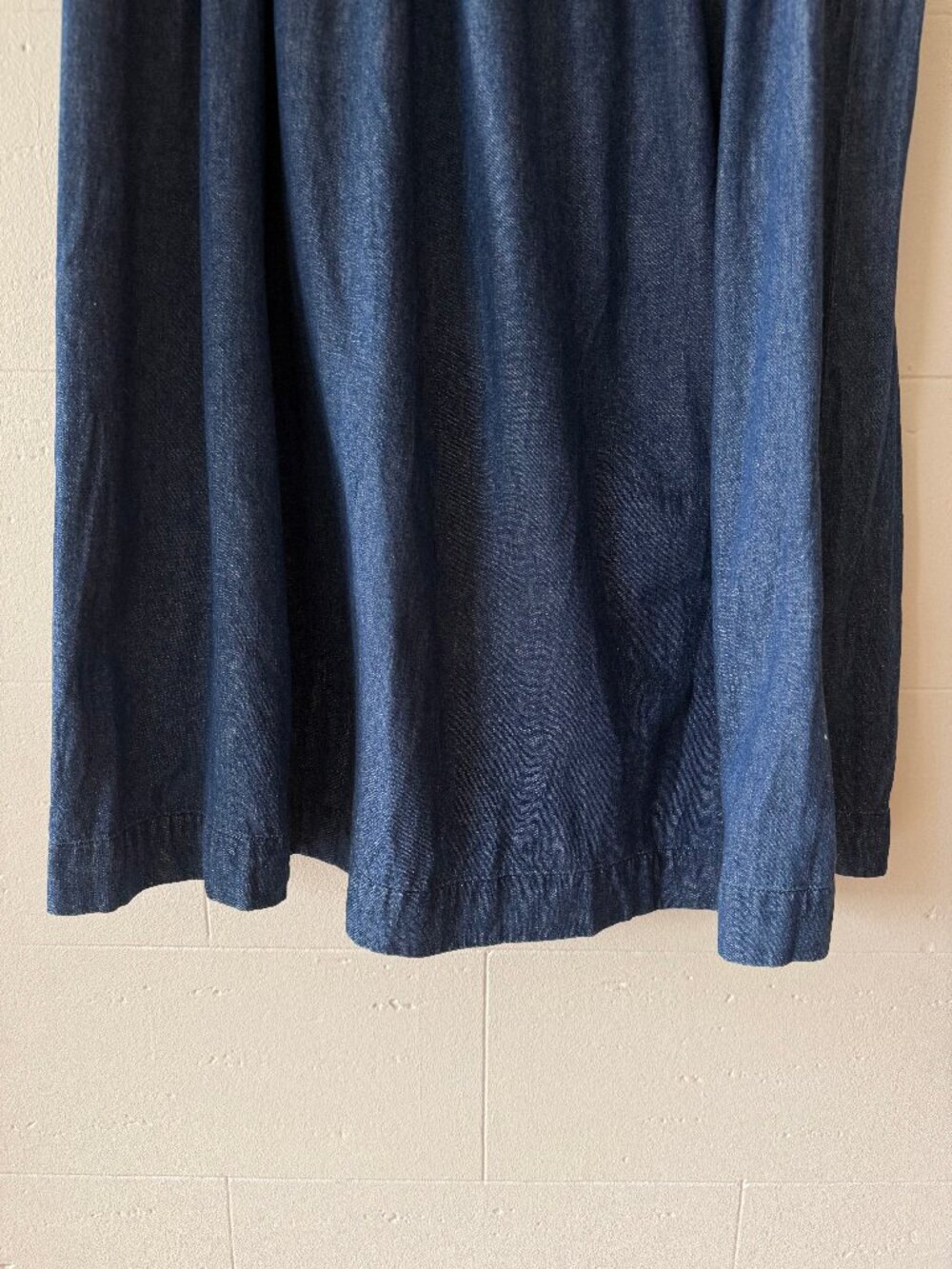 Polo Ralph Lauren | Vintage 90s Pleated Denim Maxi Skirt | Size 12 - Picture 4 of 9